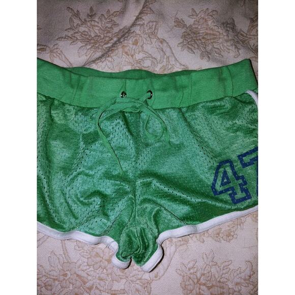 Blu Chic Girls Sz. 8/10 Green Mesh Design Shorts. Adorable, Comfortable - Picture 1 of 7